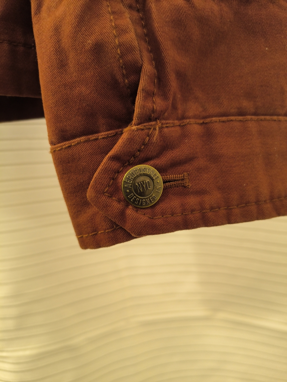 Aeropostale Women's Rust Utility Jacket - Picture 8 of 8